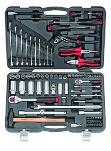 Набор инстр.c 6-ти гранными головками 91пр. 1/2" 4911