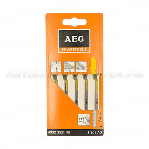 Пилки для лобзика AEG Т101АО
