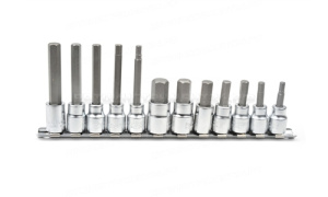 Набор головок с шестигранными вставками, 3/8", 12 шт. Kamasa-Tools K 4102