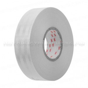 Пленка светоотражающая для контурной маркировки кузова белая 45м, шт