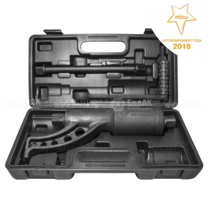 Гайковерт удлинённый 1'' (25 мм.) 3600 Н/М, 310 мм., 1:56 в кейсе, без головок