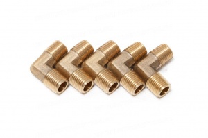 Соединитель угловой наруж.резьба 1/4"х1/4", к-т 5шт. Forsage F-MML04K