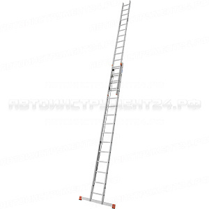 Двухсекционная лестница с тросом Krause MONTO ROBILO 2х15, 129840