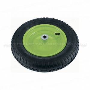Колесо пневматическое 3.00-8, длина оси 90 мм, внутренний подшипник D 16 мм. СИБРТЕХ