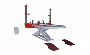стенд рихтовочный платформенный с ножничным подъемником ЕL-210 SIVER