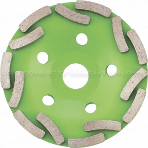 Чашка алмазная зачистная 125мм, Двухрядная СИБРТЕХ