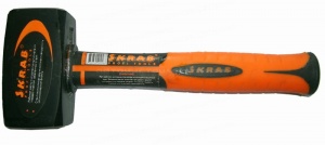 Кувалда 1000г с фибер. ручкой оранж. SKRAB 20255