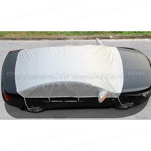 Чехол-тент на крышу и окна автомобиля, защитный (259*140*56 см) универсал., серый