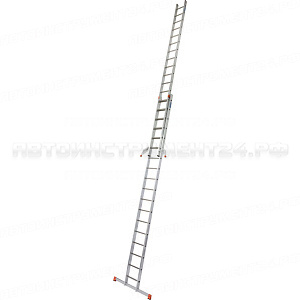 Двухсекционная выдвижная лестница Krause MONTO FABILO Trigon 2 х 18, 129352