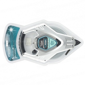 Рулетка геодезическая 50 м х 13 мм, откр. корп, металлическая лента, Super-нейлон, двусторонняя шкала. GROSS