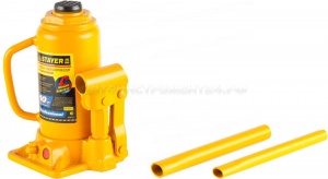 Домкрат STAYER "PROFI" гидравлический бутылочный, 10т, 200-385мм