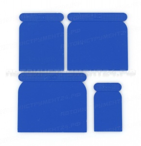 Набор шпателей пластиковых 4 предмета ( 50х80х100х120мм )