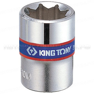 Головка торцевая восьмигранная 1/4";, 8 мм KING TONY 231008M