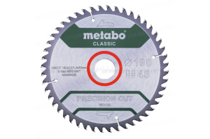 Пильн. диск PrecisionCutClassic 190x30 48WZ 15° /B Metabo