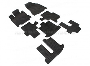 Коврики Infiniti JX (QX60) 2012 резиновый "Сетка" (Seintex)