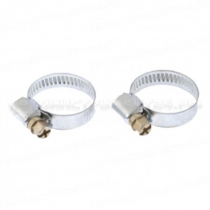 Хомуты металлические, стандартное болтовое крепление 32-50 мм, 2 шт, ширина 9 мм. Сибртех