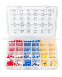 Коннекторы обжимные для автомобильной электропроводки, 480 предметов Forsage F-800