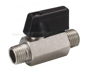 Фитинг с шаровым краном внешняя резьба 1/4"-1/4" NPT