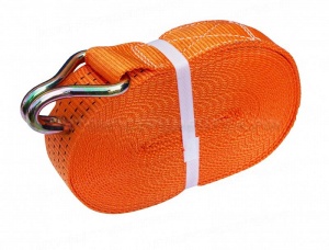 Лента с крючком (12м 50мм) 2,5-5 тонн стяжки (ремня) крепления груза 25 шт