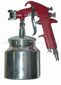 Краскопульт с нижним бачком (аллюминий 750мл 1,3мм) F-75-S