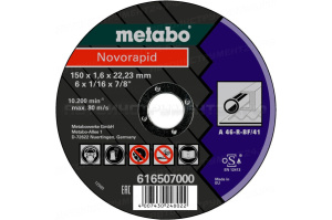 Круг отр сталь Novorapid 150x1,6x22,23 Metabo