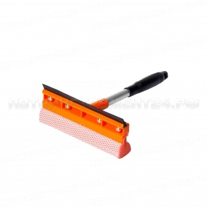 Щетка для мытья стекол с поролоном и водосгоном компактная (30 см) AIRLINE, AB-M-04