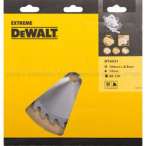 Пильный диск DeWalt DT 4031