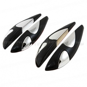 Накладки на дверь HJ-M033 BLACK (4шт) TYPE R /1/50