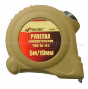 Рулетка SKRAB 10/0,025м (золот.серия) автостоп 40070