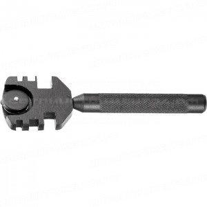 Стеклорез, 3 ролика, антикоррозийное покрытие головки, металлическая рукоятка, ПРОФИ. Россия