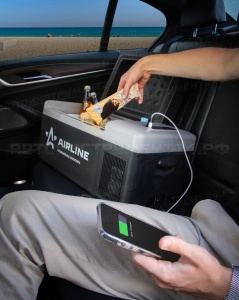 Холодильник автомобильный компрессорный (20л), 12/24В