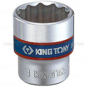 Головка торцевая стандартная двенадцатигранная 3/8";, 11 мм KING TONY 333011M