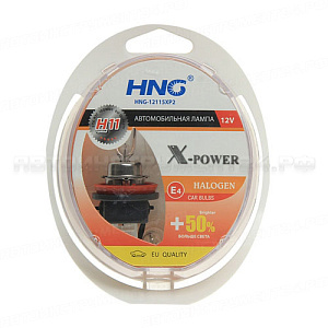 Автолампа H11 (55) PGJ19-2+50% X-POWER (2шт+2шт W5W) 12V HNG /1/5/50 NEW
