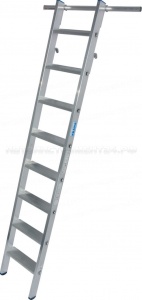 Приставная лестница Krause STABILO 8 ступ, две пары крюков, 125187