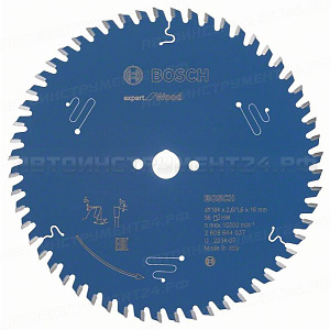 Пильный диск Expert for Wood 184x16x2.6/1.6x56T, 2608644037