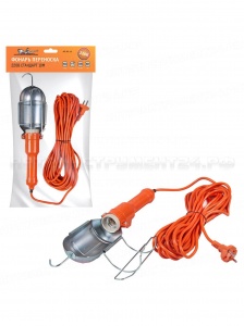 Фонарь переноска 220В, провод 10 м AIRLINE, AFL-WL-16