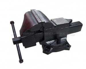 Тиски стальные поворотные с наковальней 8" - 200мм Forsage F-6540208A