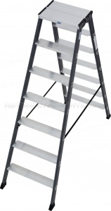 Анодированная стремянка Krause MONTO SEPRO D 2х7 ступ, 125842