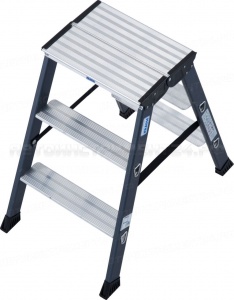 Анодированная стремянка Krause MONTO SEPRO D 2х3 ступ, 125804