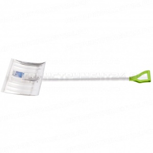 Лопата снеговая алюминиевая, 430 х 370 мм, металлический черенок. Россия. Сибртех