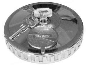 Крышка б/б GC-5193-17-1 d- 80 хром металл с защитой и ключом TEKSAN /40, шт