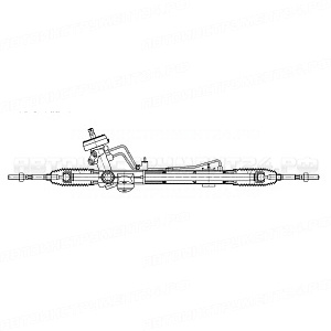 Рулевой механизм (рейка) для автомобиля Hyundai Solaris (10-) TRIALLI, CRS 7702