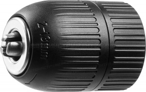 Патрон быстрозажимной ЗУБР "МАСТЕР" для дрели, 13 мм, посадочная резьба 3/8", под сверло Д 1,5 - 13 мм