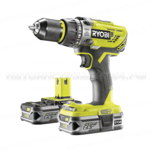 Аккумуляторная ударная дрель-шуруповёрт RYOBI R18PD31-225S