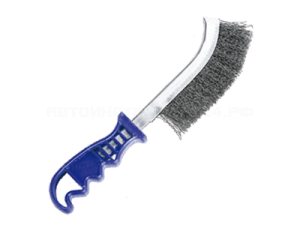 Щётка №111; 17130001 с пластиковой ручкой стальная