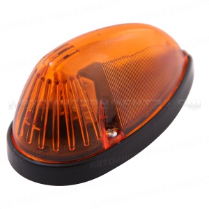Фонарь габаритный на кабину LED "капля" (желтый)
