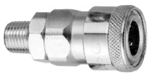 Быстросъемное соединение с внешней резьбовой частью 1/4"PT/ SMC / "мама"