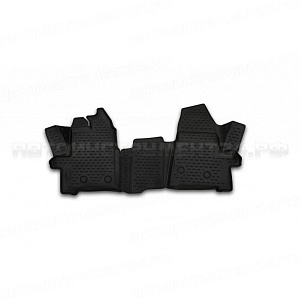 Коврики Ford Transit 2014 3D (полиуретан) черный НЛ ELEMENT3D1675210k