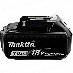 Аккумулятор с индикацией заряда LXT, Li-Ion, 18 В, 3.0 Ач, BL1830B Makita 632G12-3