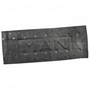 Оплетка на руль (н/к) составная с тиснением MAN логотип, шт